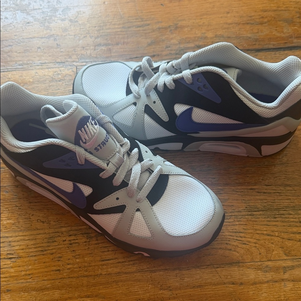 Nike Air Structure Triax 91 Grey Fog Lapis Boys Shoe size 6Y